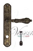 Дверная ручка Venezia на планке PL02 мод. Monte Cristo (ант. бронза) сантехническая