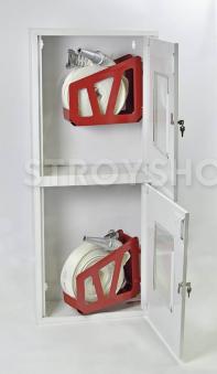 Шкаф пожарный ШПК-320-21НОБ навесной открытый белый