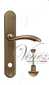 Дверная ручка Venezia на планке PL02 мод. Versale (мат. бронза) сантехническая